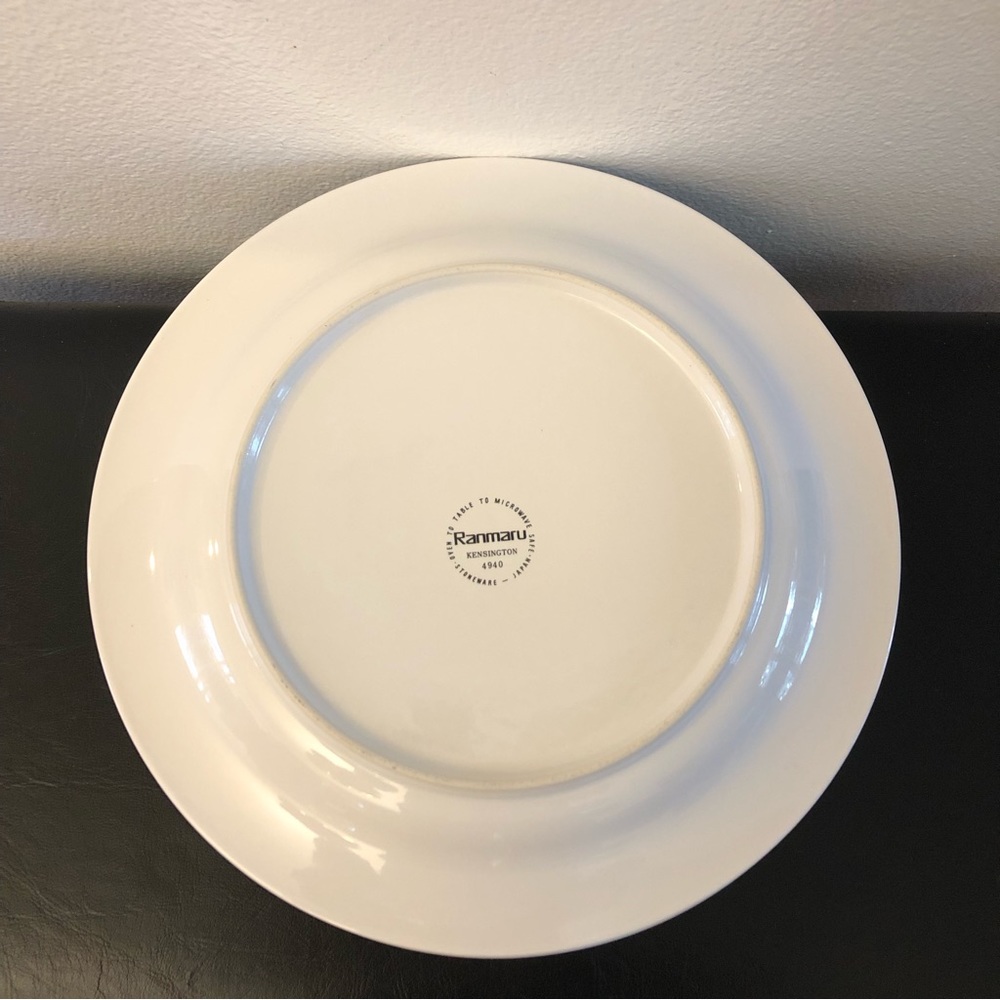 Vintage Ranmaru Kensington 4940 Table To Microwave Japan Plates Set Of Four - Picture 4 of 6
